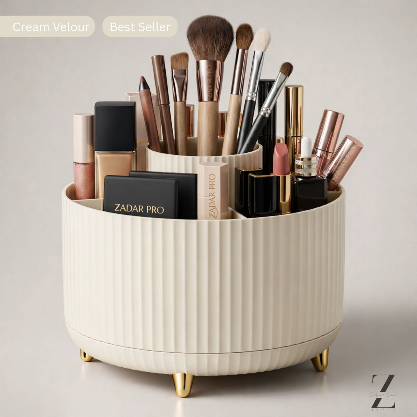 Zovya™ 360° Rotating Makeup Organizer
