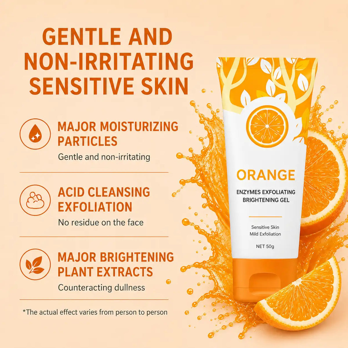 Orange Enzyme Exfoliating Gel