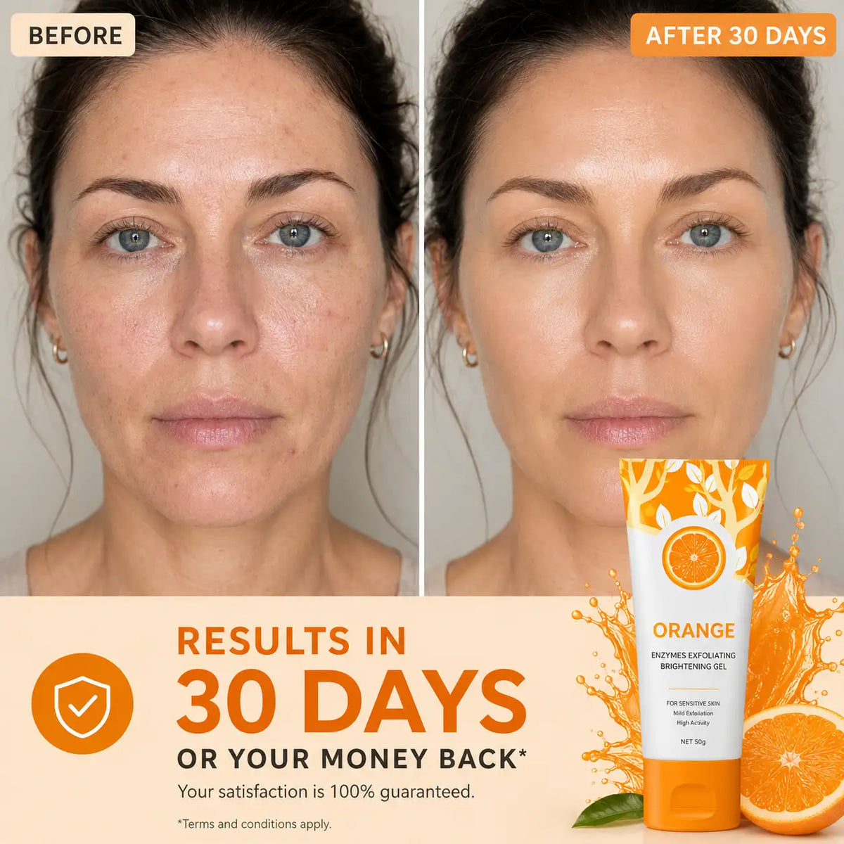 Orange Enzyme Exfoliating Gel