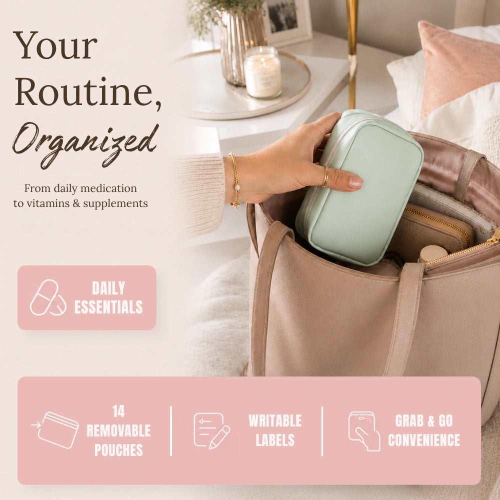 Luxe Pill Organizer Bag